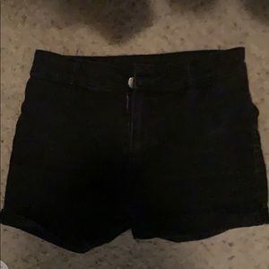 Black shorts